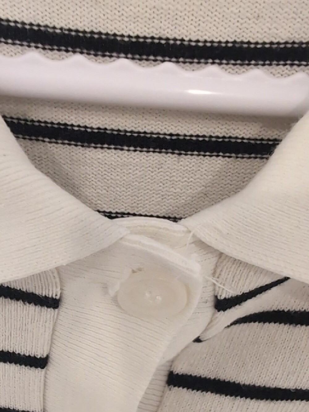 Zara Mini Dress, Cream with Black Stripes - Picture 5 of 8